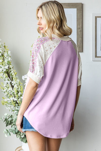 Floral Patchwork Top