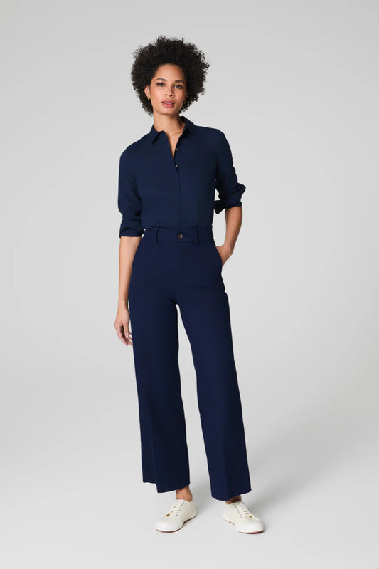Supersmooth™ Stretch Twill Cropped Wide Leg Pant