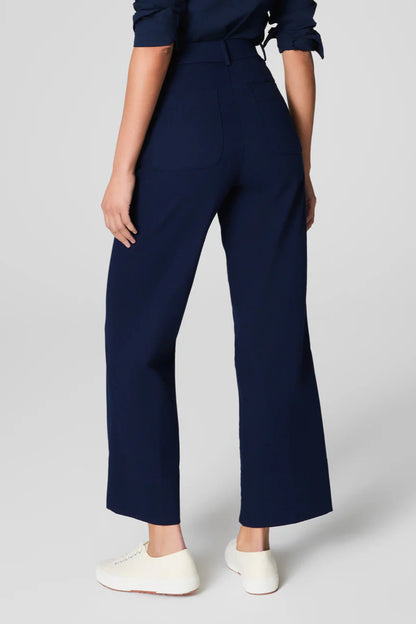 Supersmooth™ Stretch Twill Cropped Wide Leg Pant