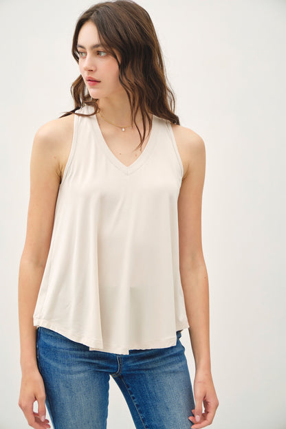 Soft Core- V-neck Tank