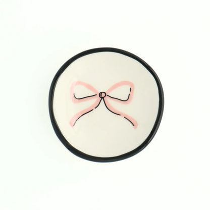 Pink Bow Tray