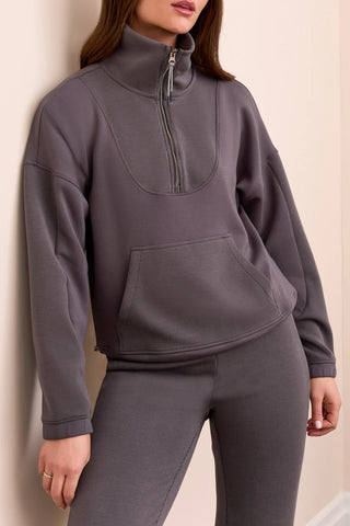 Elegant Comfort 1/2 Zip Top