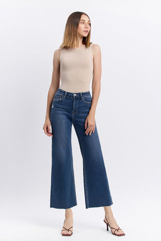 Revive Distressed Wide Jeans