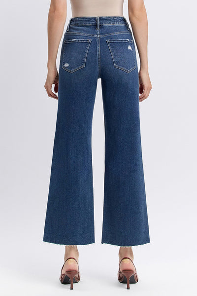 Revive Distressed Wide Jeans