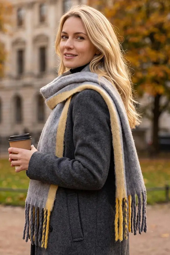 woman in scarf