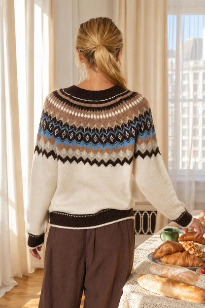woman in cardi