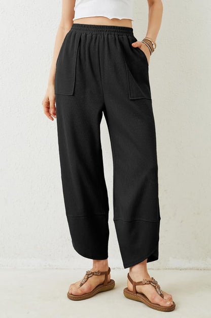 Wide Leg Capri Pants