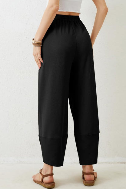 Wide Leg Capri Pants