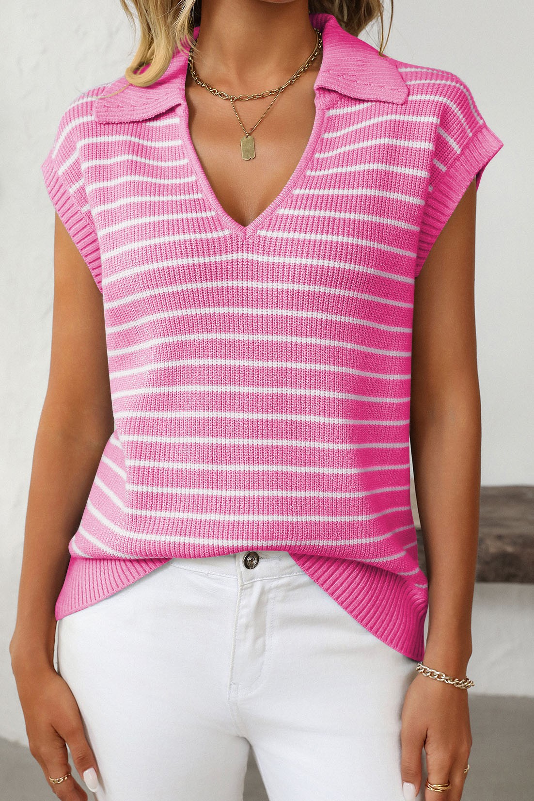 Summer Clubhouse Knit Top