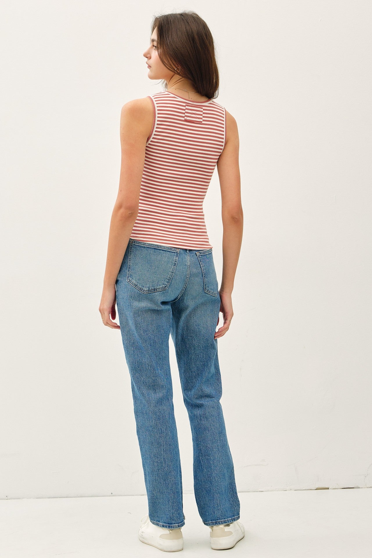 Contour Striped Tank