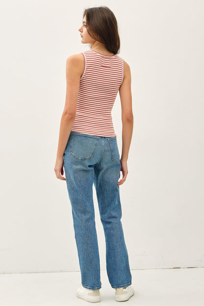 Contour Striped Tank