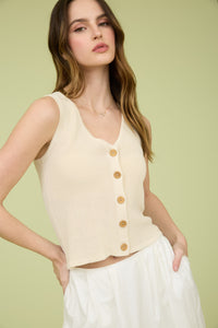 Sunwashed Knit Tank