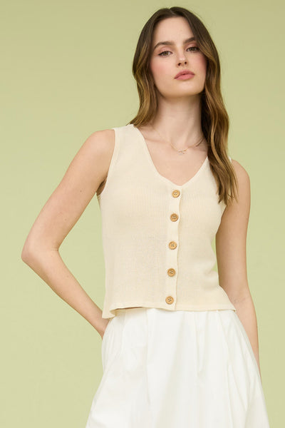 Sunwashed Knit Tank