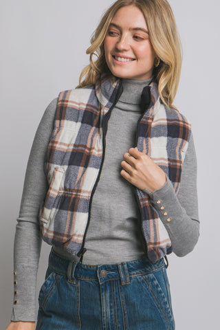 Full-zip Reversable Puffer Vest