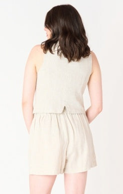 Dex Striped Linen Shorts