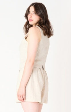 Dex Striped Linen Shorts