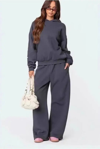 Fleece Hooded Bow Sweatshirt