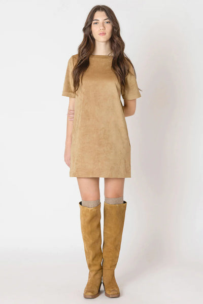Suede Shift Dress