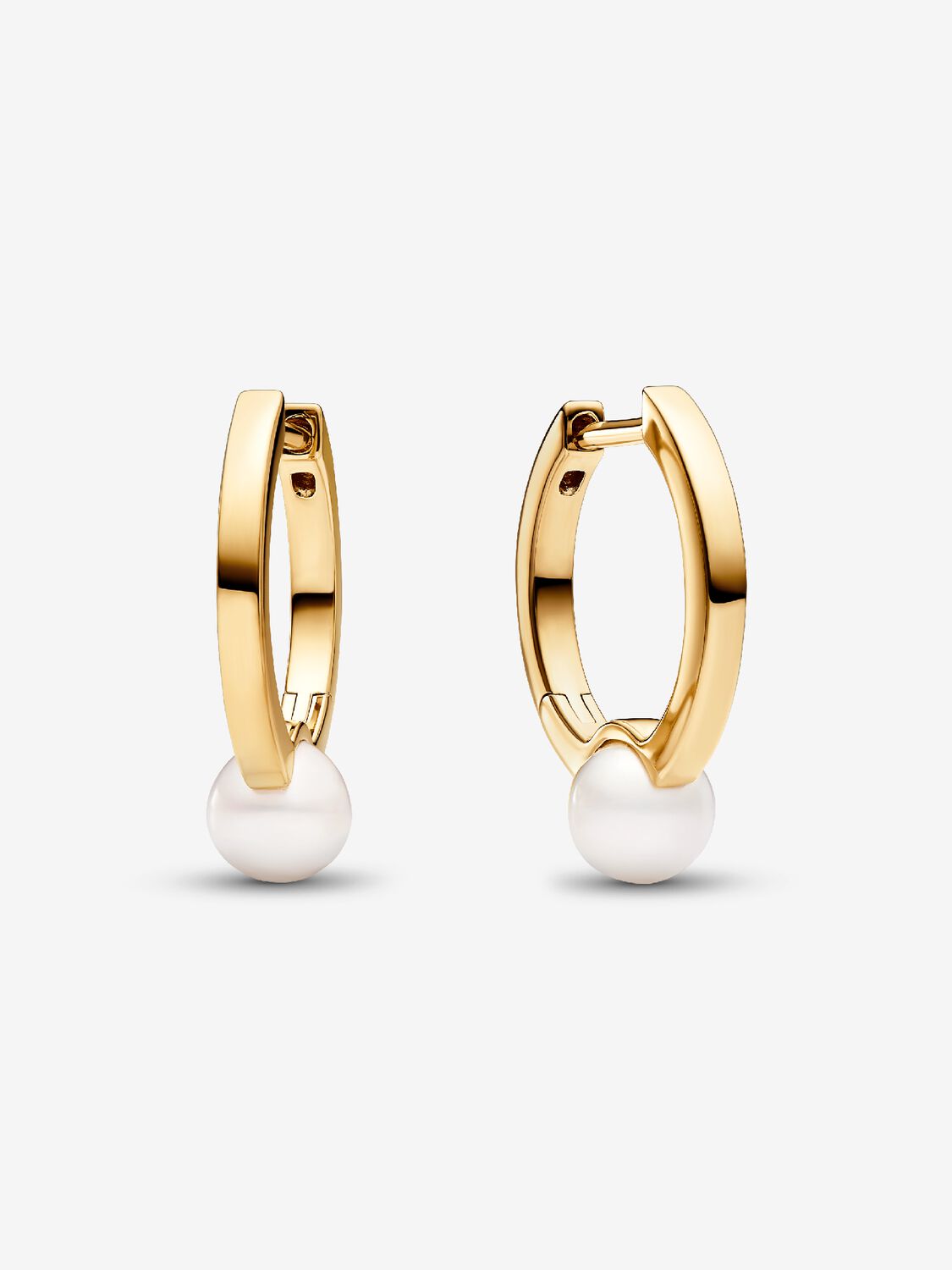 Pandora Treated Freshwater Cultured Pearl Hoop Earrings