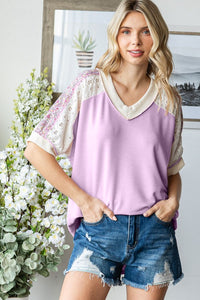 Floral Patchwork Top