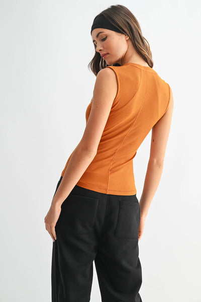 Essential Henley Tank Top