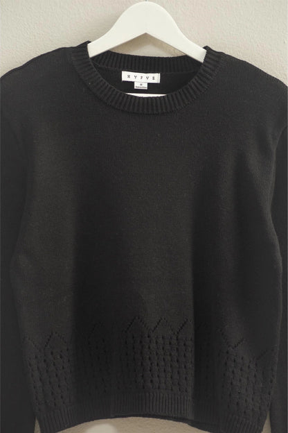 Eyelet Detailed Sweater
