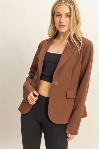 Single Button Blazer