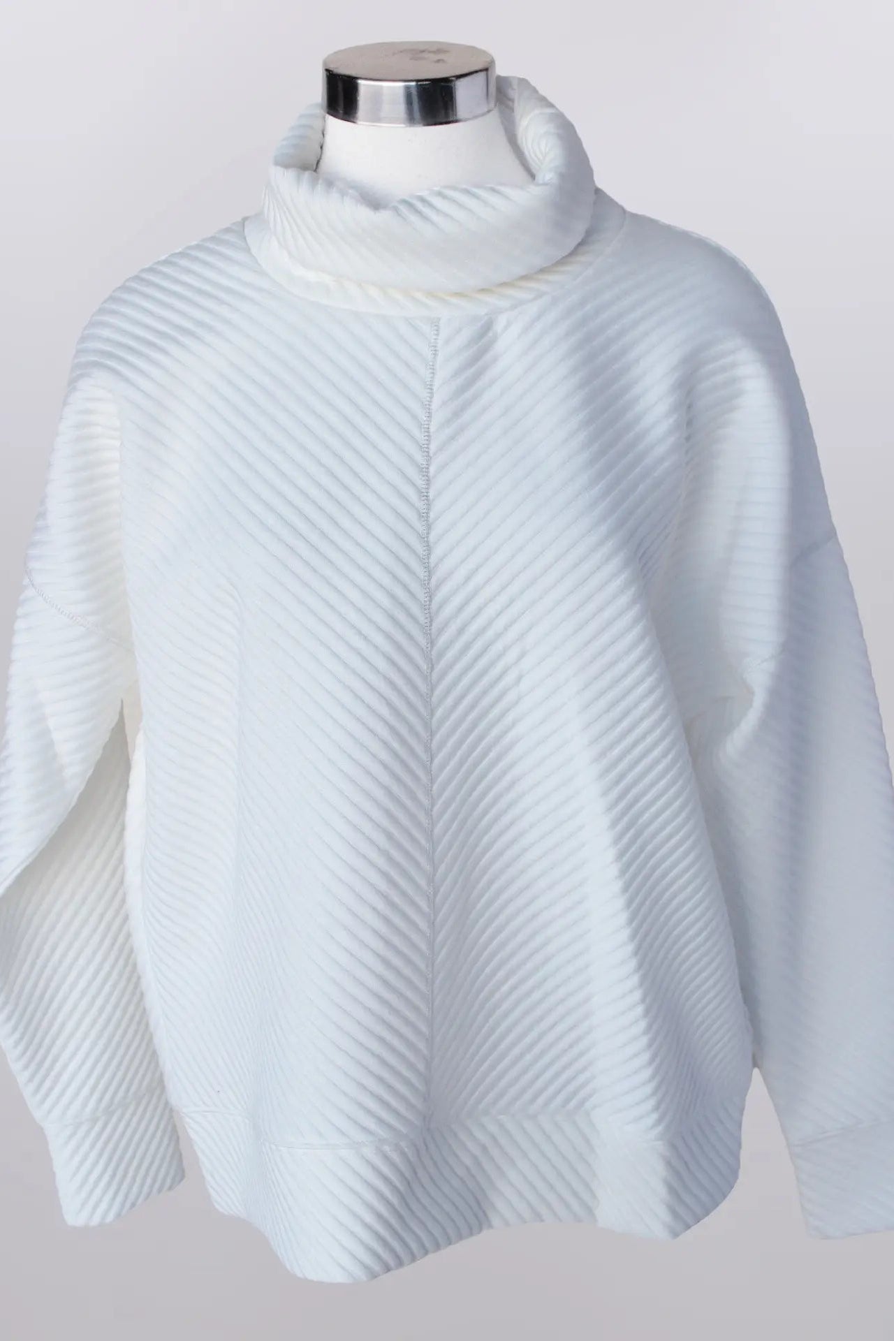 Textured Stripe Pullover