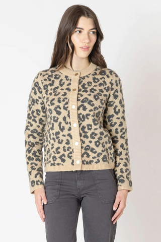 Leopard Cardi