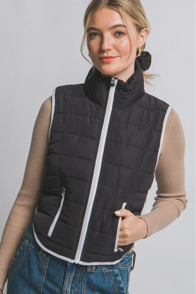 Quilted Puffer Vest