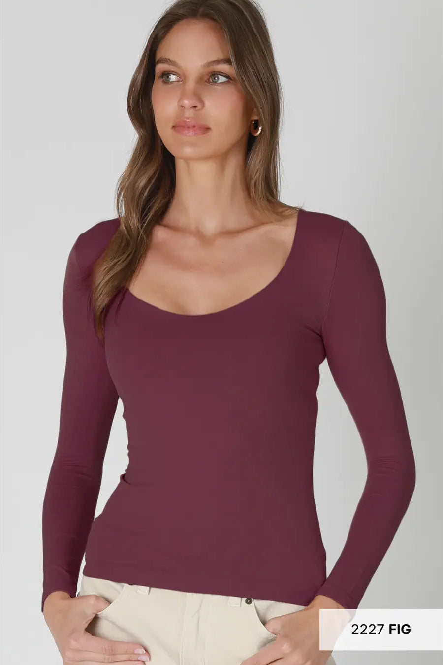 Clean Line Sweetheart Top