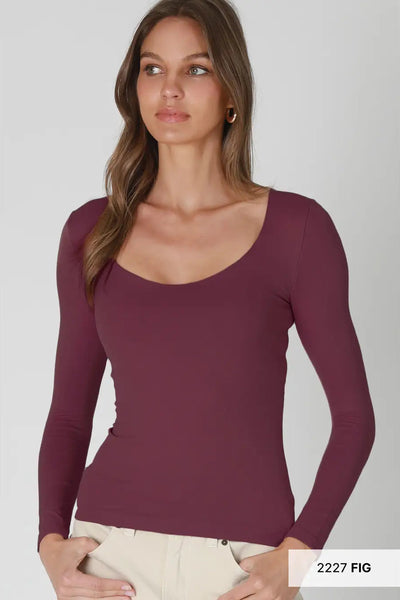 Clean Line Sweetheart Top