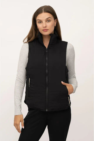 Puffer Vest with Zipper Pockets