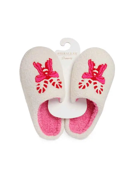 Candy Cane Slippers