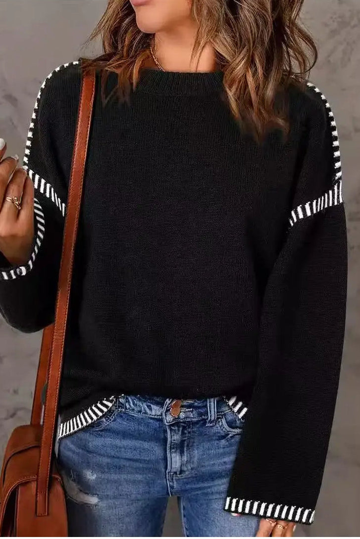 Cable Knit Pullover Sweater