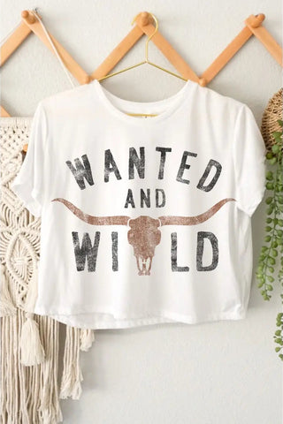 Wanted and Wild Graphic Crop Top