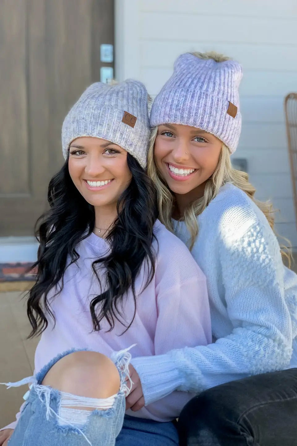 Soft Ribbed Fur Pom Beanie