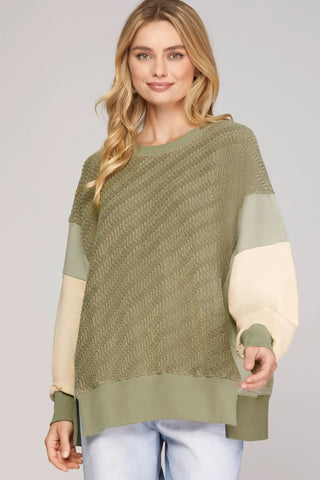 Color Block Knit