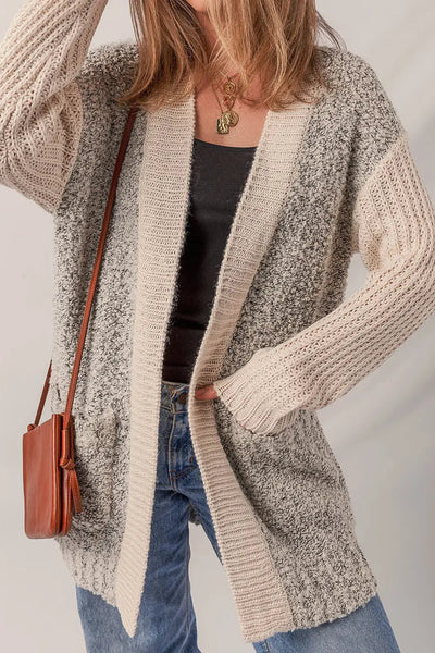 Color Block Cardigan