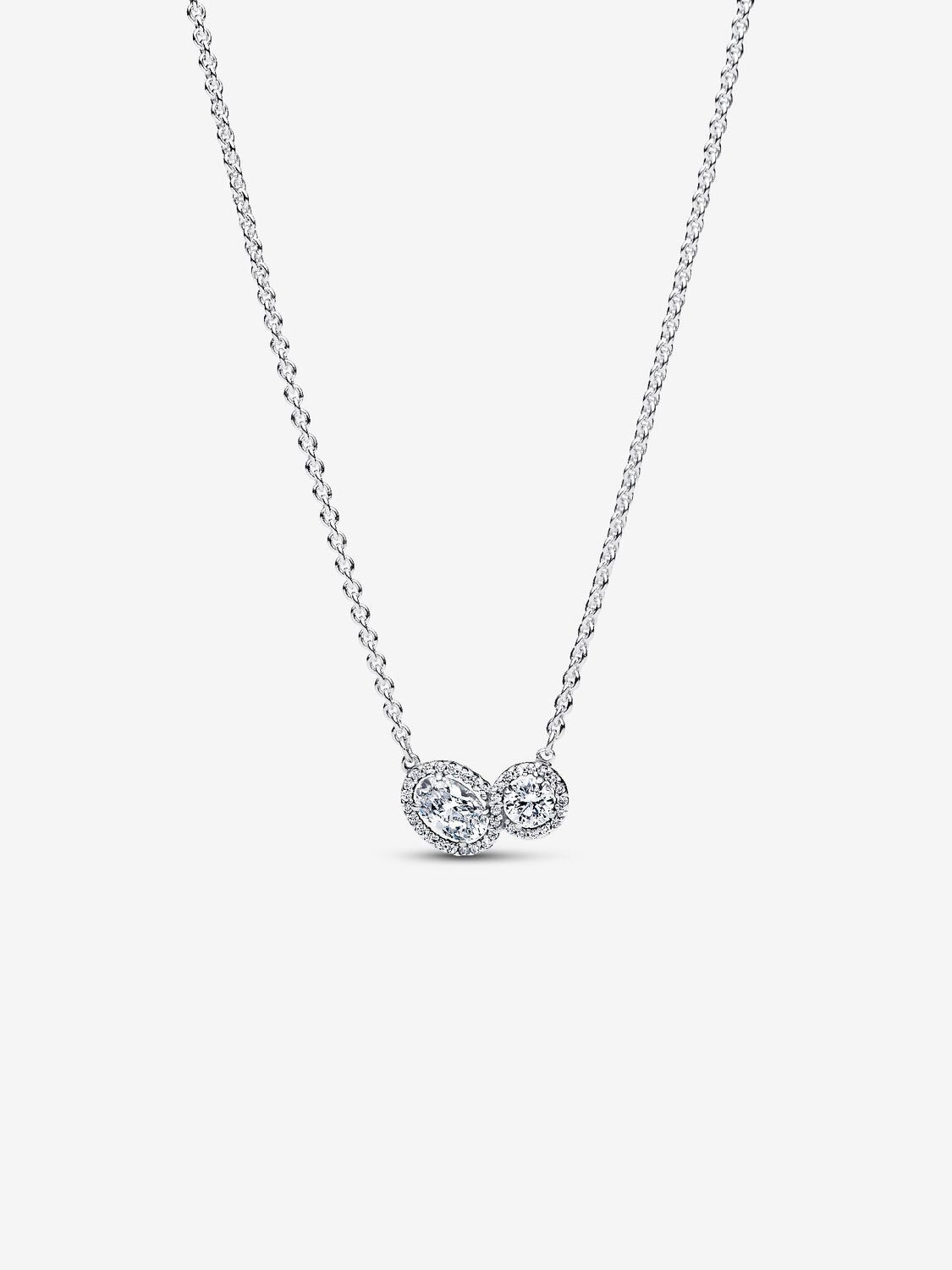 Pandora Embracing Halo Necklace