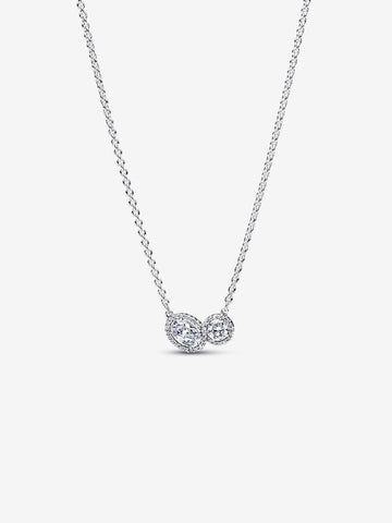 Pandora Embracing Halo Necklace