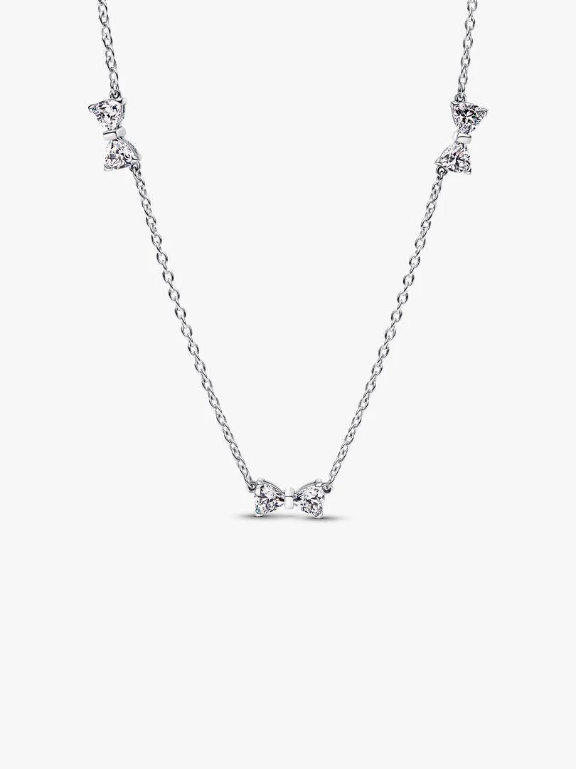 Pandora Bow Station Chain Necklace