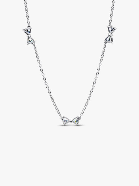 Pandora Bow Station Chain Necklace