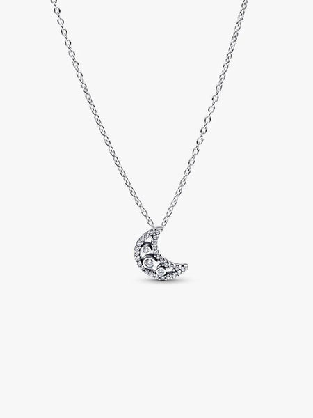 Pandora Crescent Moon Pendant Necklace