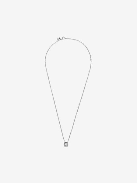 Pandora Square Sparkle Halo Necklace