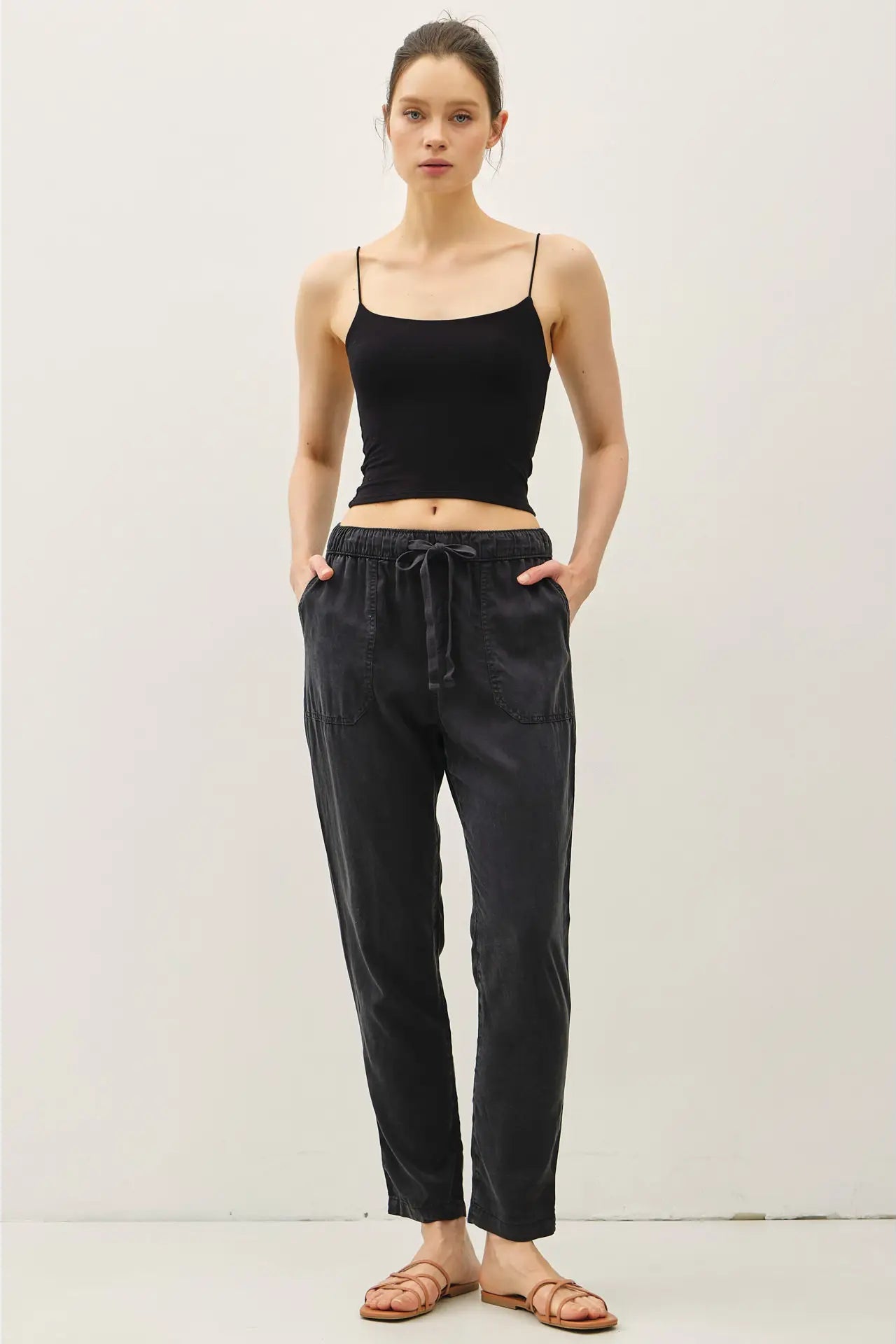 The Lara Tencel Ankle Pants