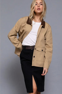 Twill Button Jacket