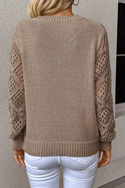 Hollow Knitted Sweater