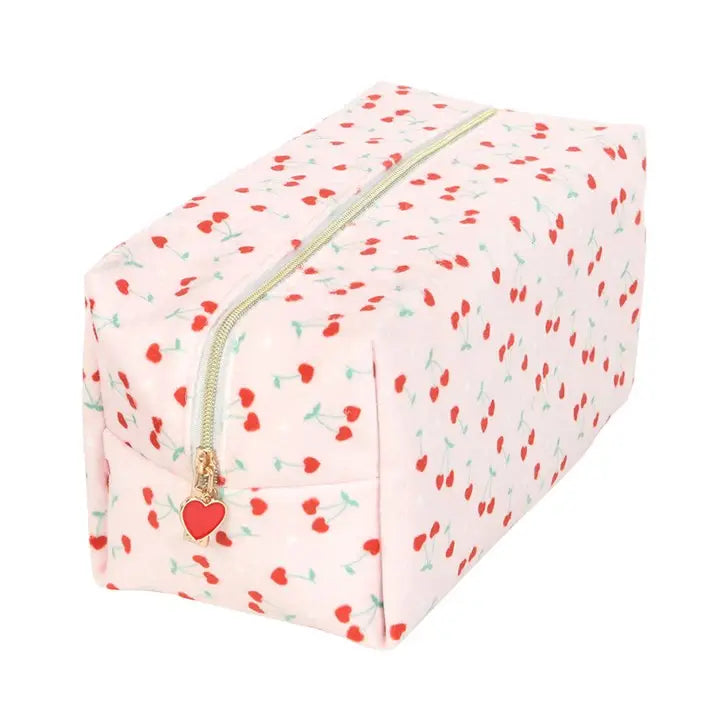 Heart Cherry Makeup Bag