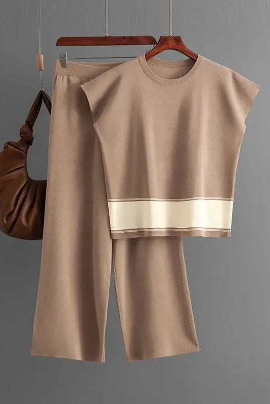 Knitted Wideleg Pants